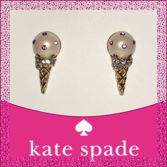 kate spade Jewelry - Take 35-40% Kate Spade ♠️ Ice Cream Cone Earrings